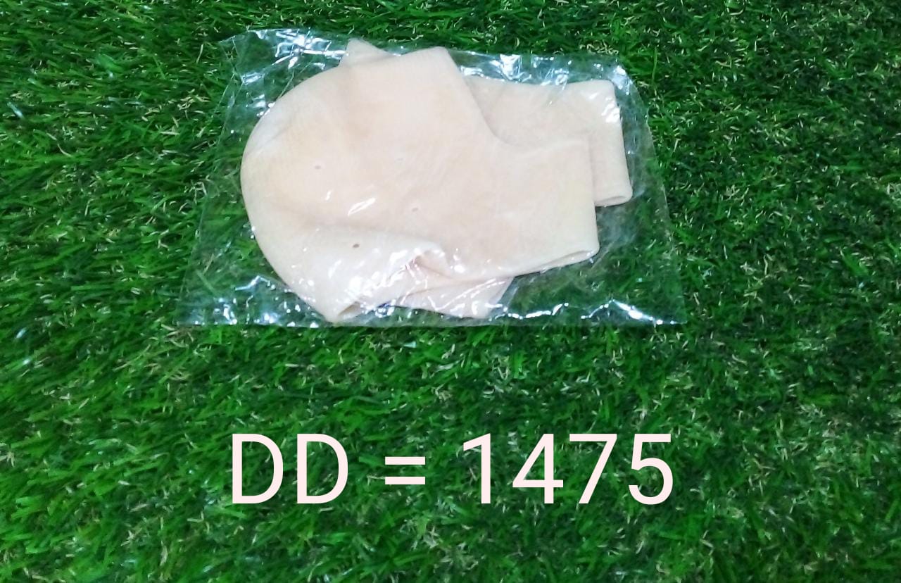 1475 Anti Crack Silicone Half Gel Heel And Foot Protector Moisturizing Socks DeoDap