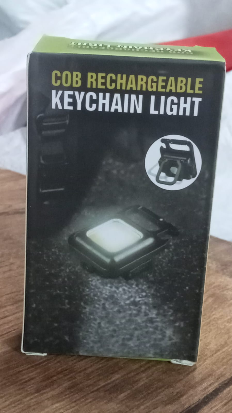 Rechargeable Keychain Mini Flashlight with 4 Light Modes,Ultralight Portable Pocket Light with Folding Bracket Bottle Opener and Magnet Base for Camping Walking