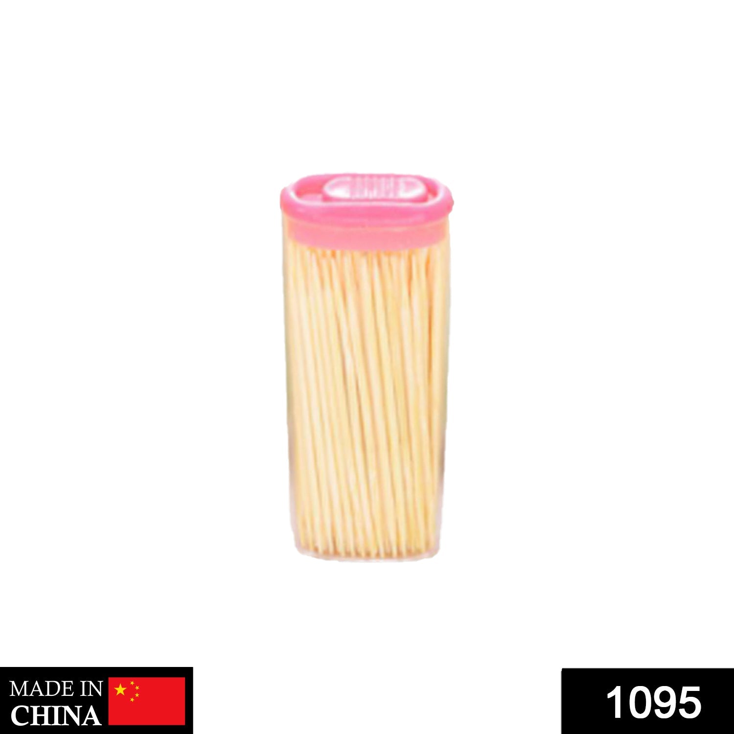 1095 Bamboo Toothpicks with Dispenser Box DeoDap