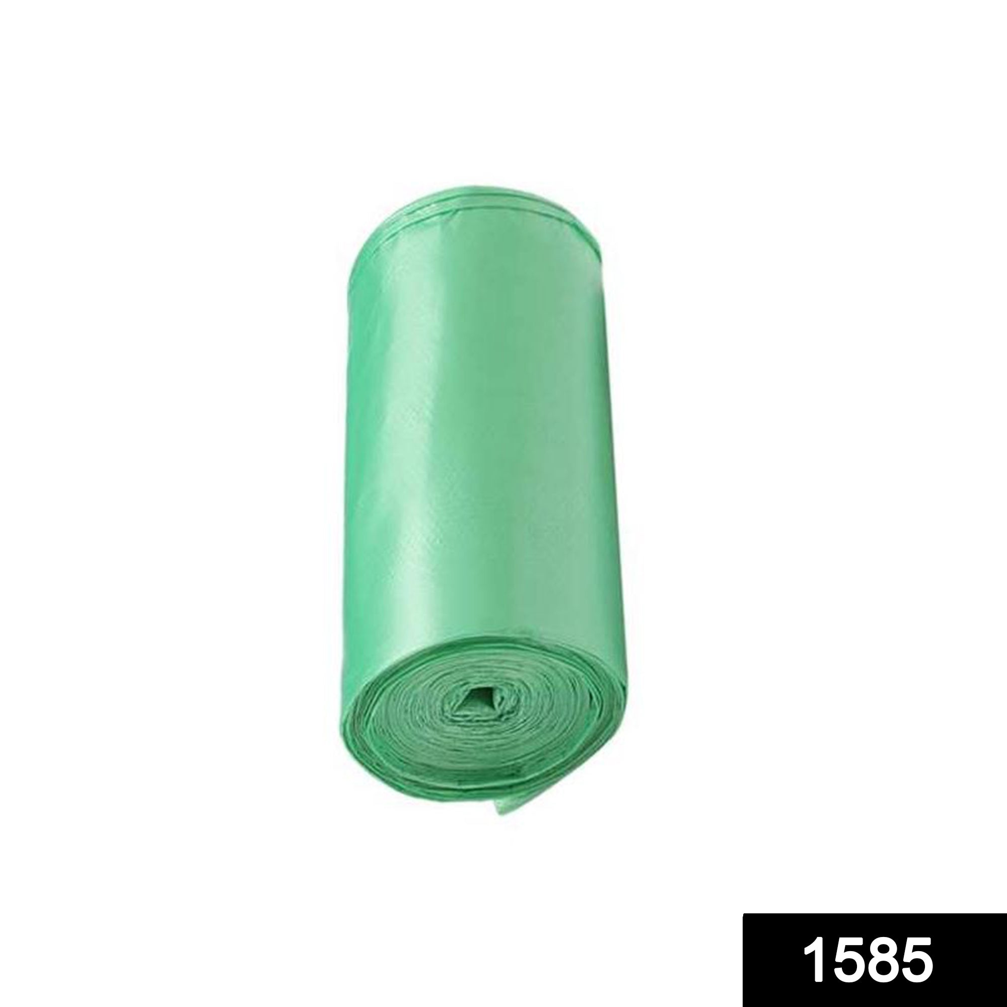 1585 Bio-degradable Eco Friendly Garbage/Trash Bags Rolls (19" x 21") (Green) (Pack of 30) DeoDap