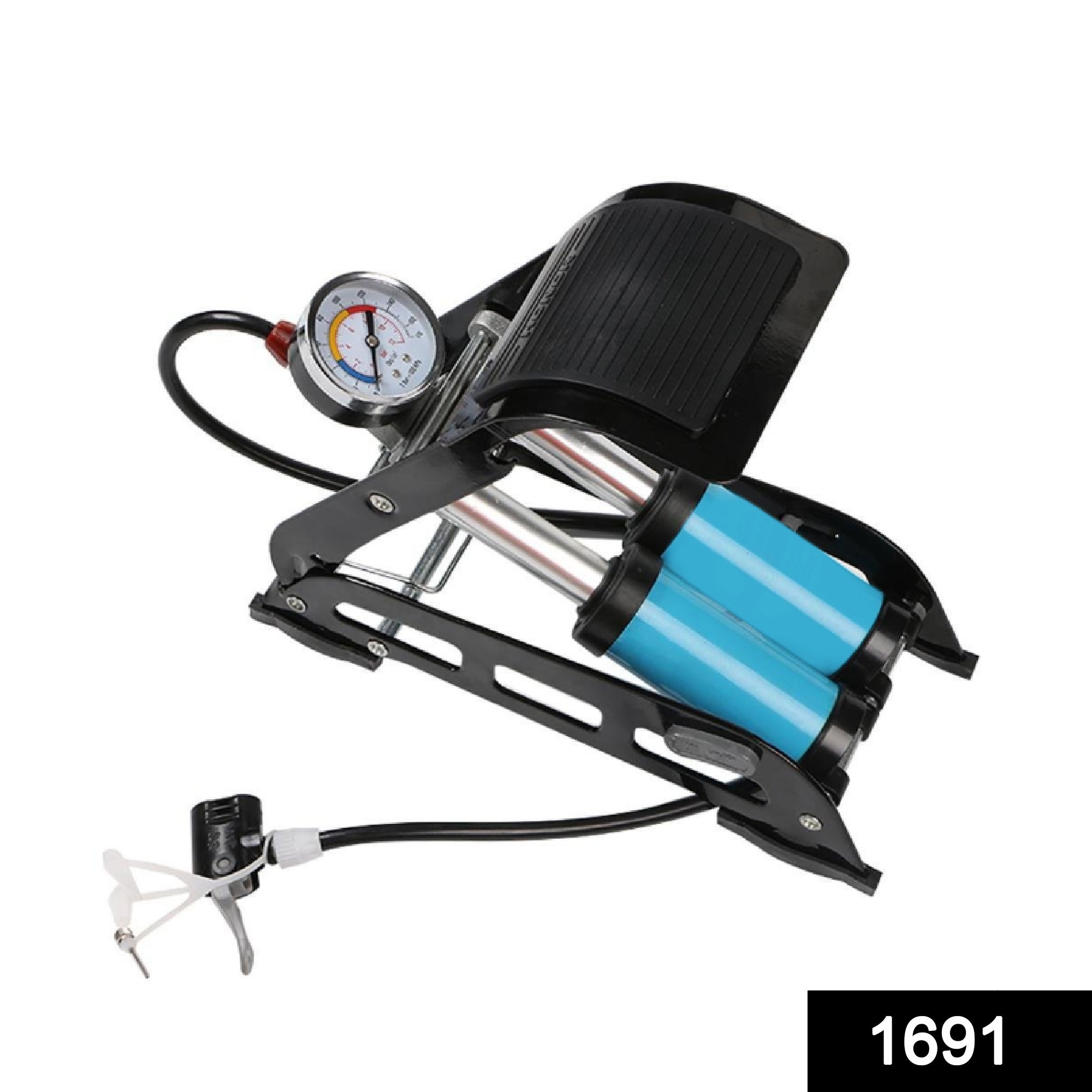 1691 Portable High Pressure Foot Air Pump Compressor for Car and Bike freeshipping - DeoDap