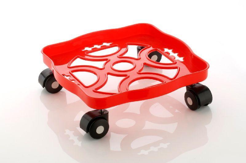0099 Square Plastic Gas Cylinder Trolley DeoDap