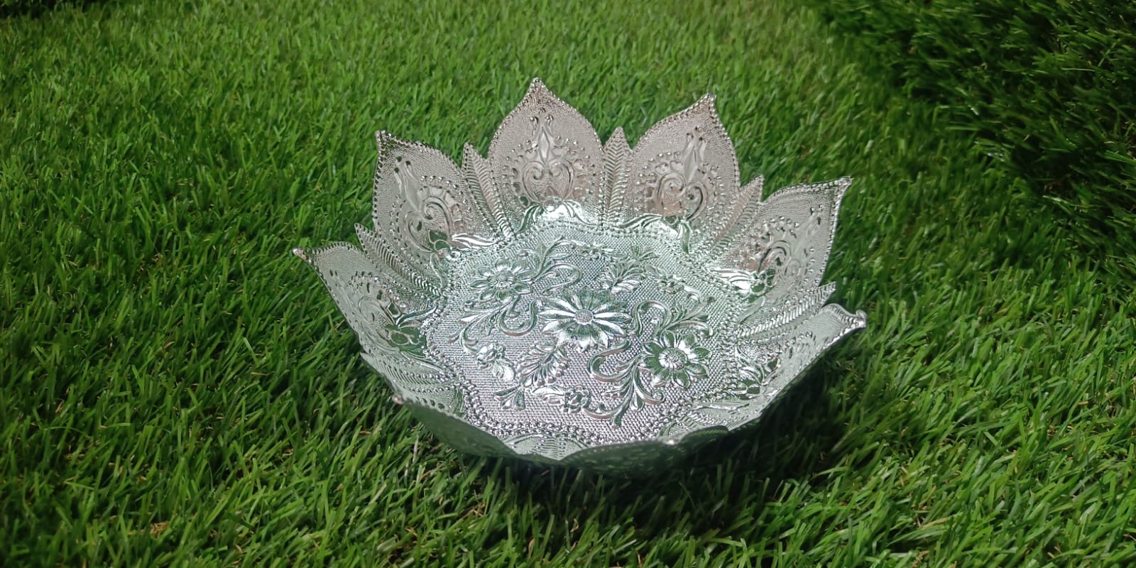 5481  DECORATIVE MUKHWAS SERVING TRAY SERVING MUKHWAS PLATE FANCY CANDY TRAY DRY FRUIT SERVING TRAY (2 Pc Set)