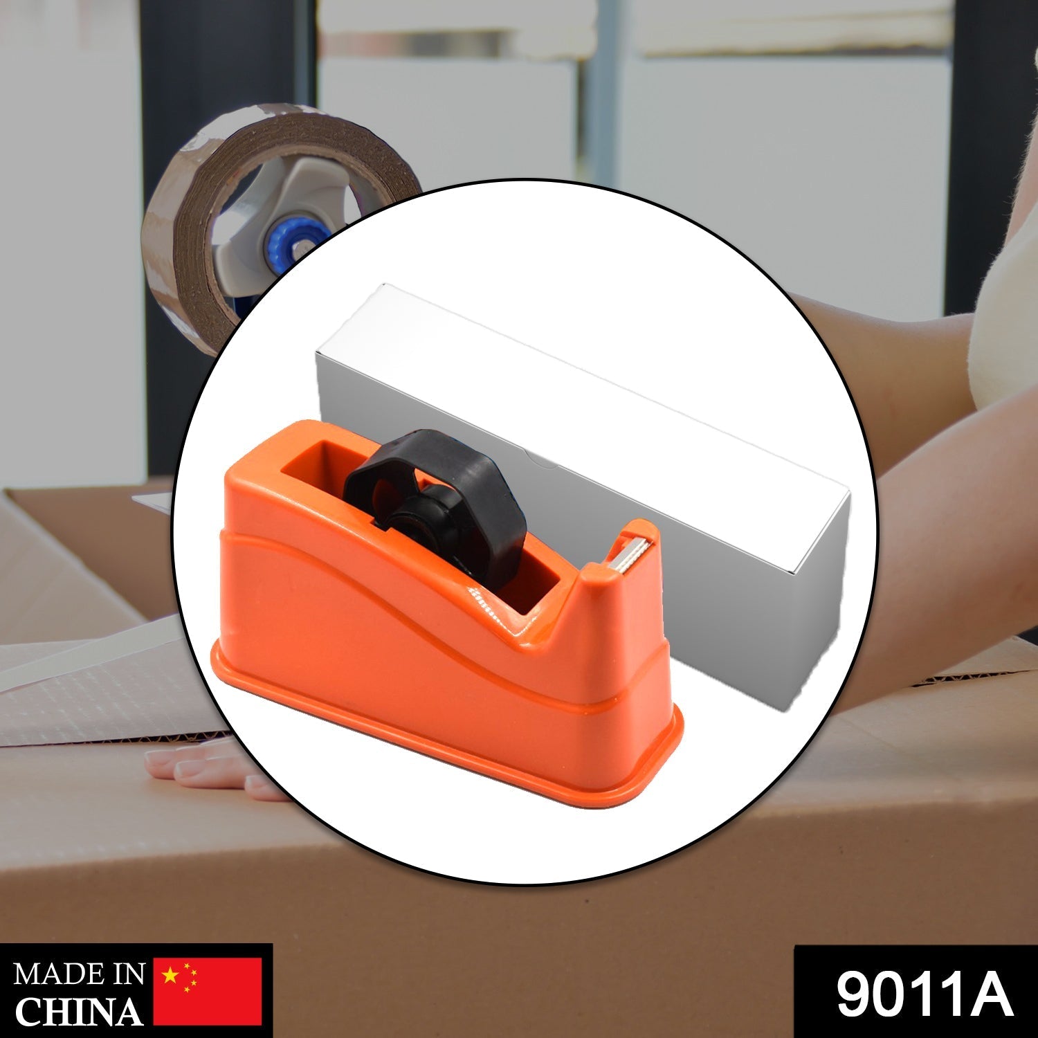 9011A Jumbo Tape Dispenser used in all kinds of household and official places for holding and cutting tapes etc. freeshipping - DeoDap