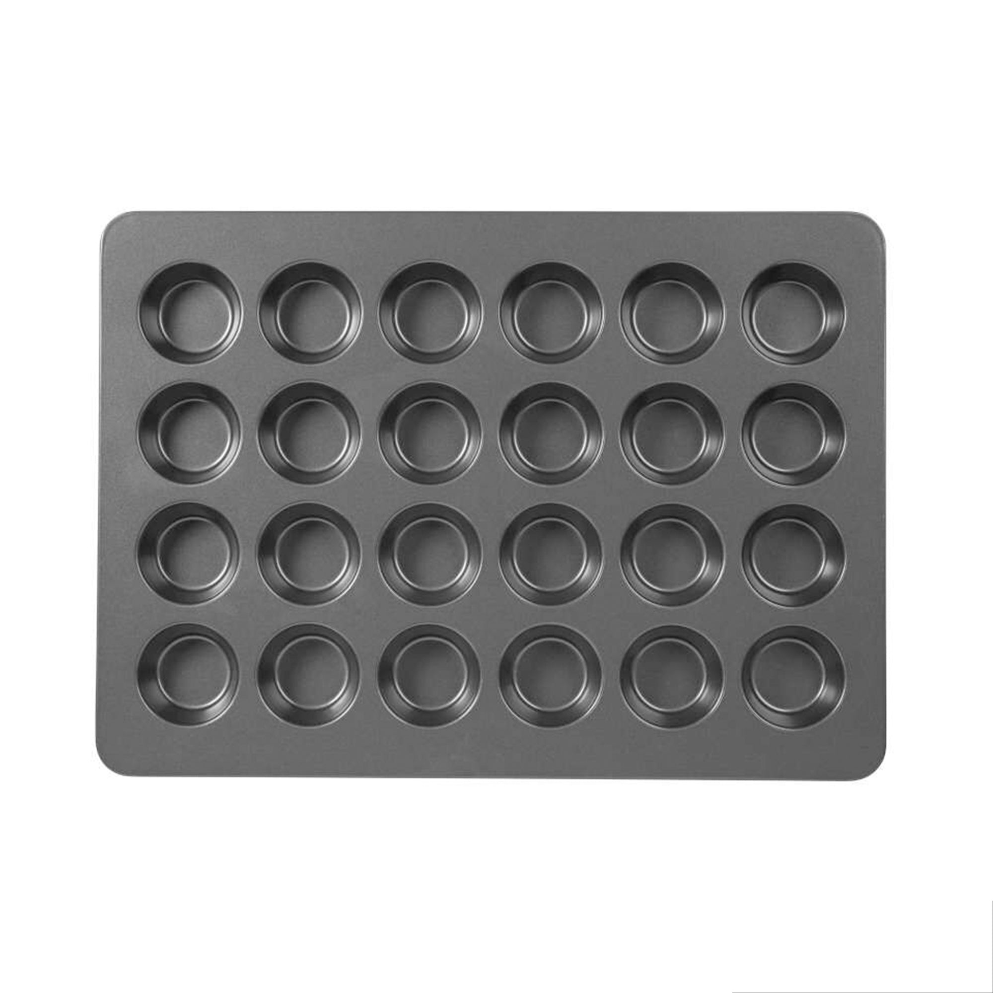 2338 Muffin Cupcake Mould Bakeware Pan Tray Mould Maker 24 Slot Round Shape freeshipping - DeoDap