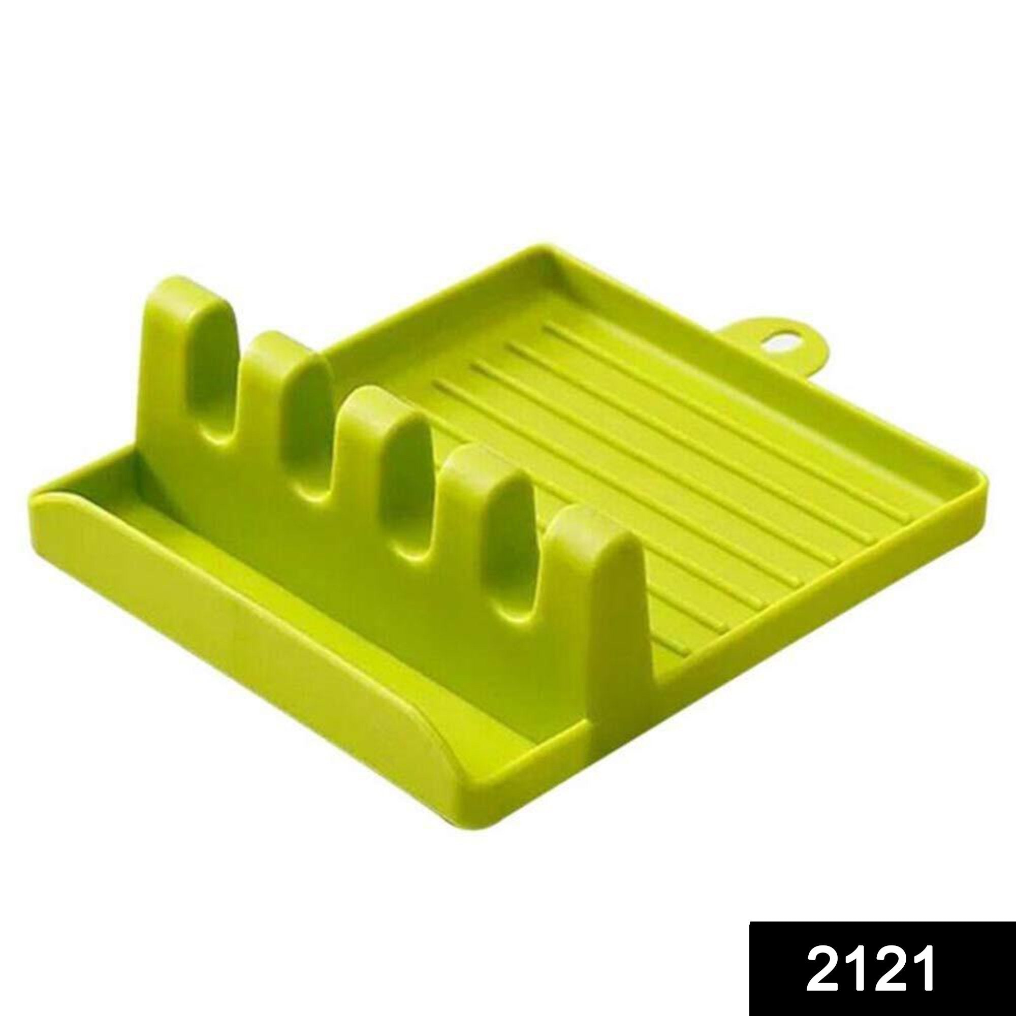 2121 Multi-Functional Spatula Holder/Rest for Kitchen Utensils (Parrot colour) DeoDap