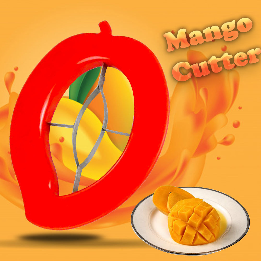 2356 Mango Cutter Chopper Slicer Tool Slicing With Non Slip Handles DeoDap