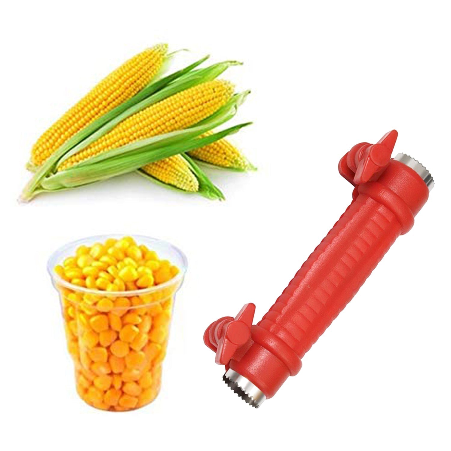2679 2 Side Corn Cutter and shredder with effective sharp chopping blade system. DeoDap
