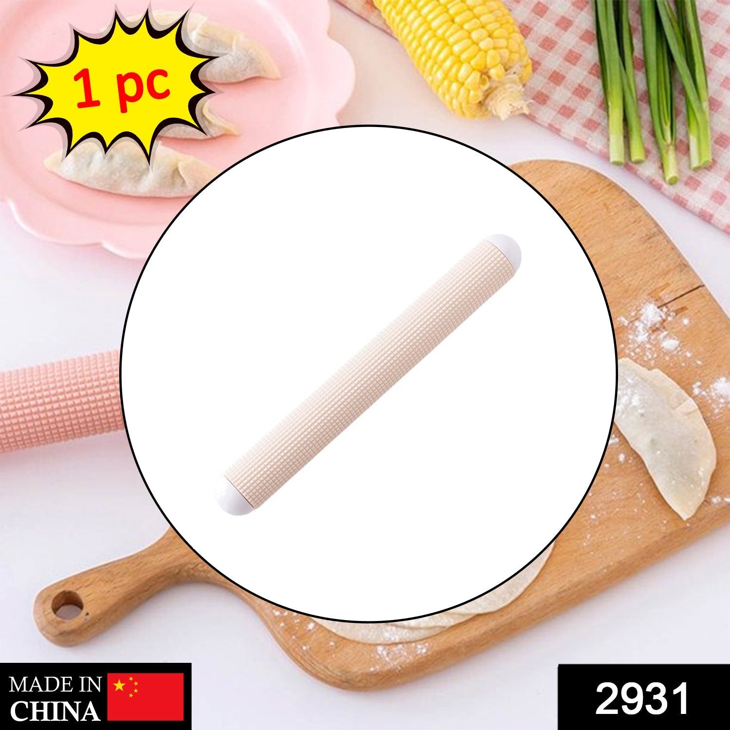 2931 Rolling Pins Floating Point Pins Practical Rolling Gadgets Pastry Making Dough Kitchen Rollers Decoration DeoDap