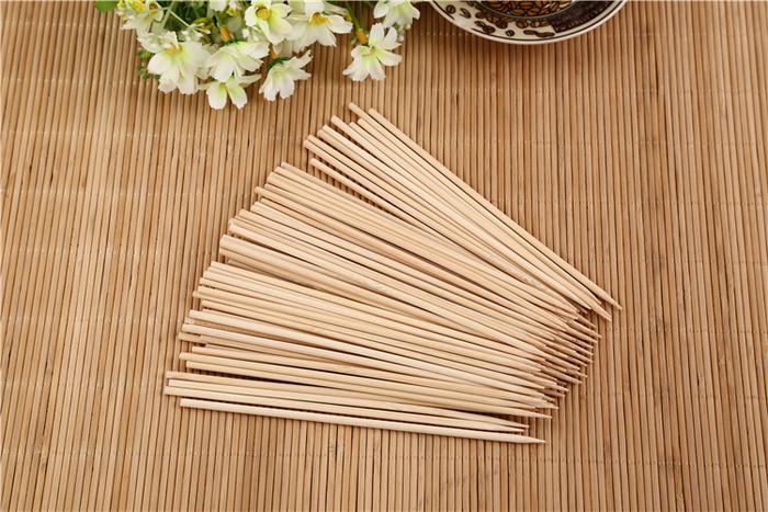 1119 Bamboo Wood Skewer BBQ Sticks (10 inch) DeoDap