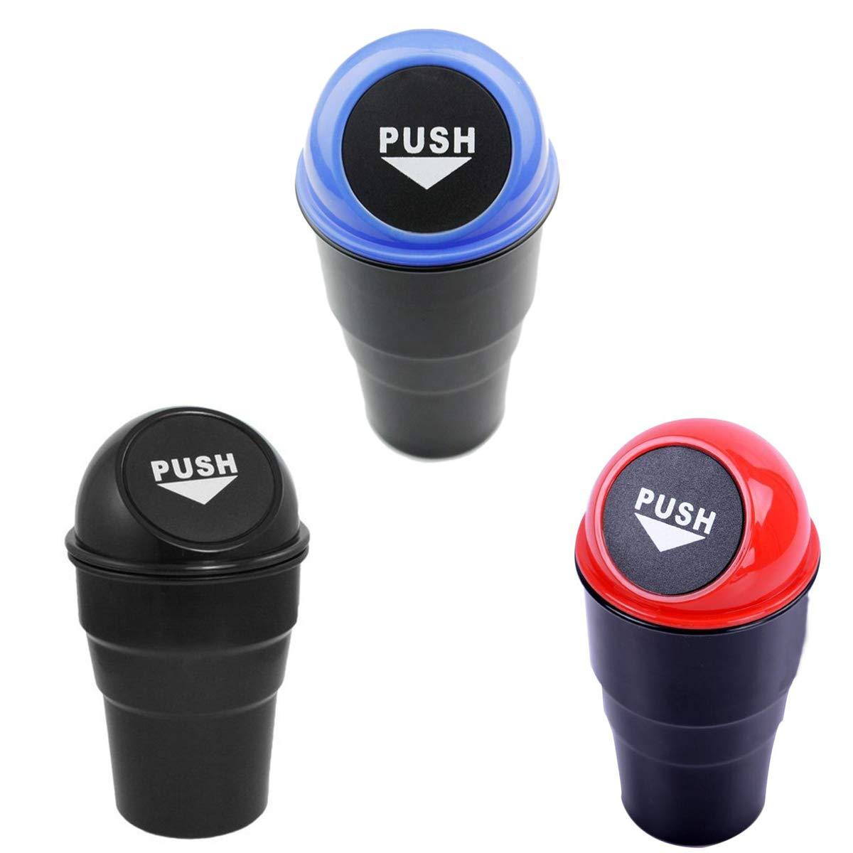 0537 Car Dustbin/Mini Car Trash Bin/Car Ashtray DeoDap