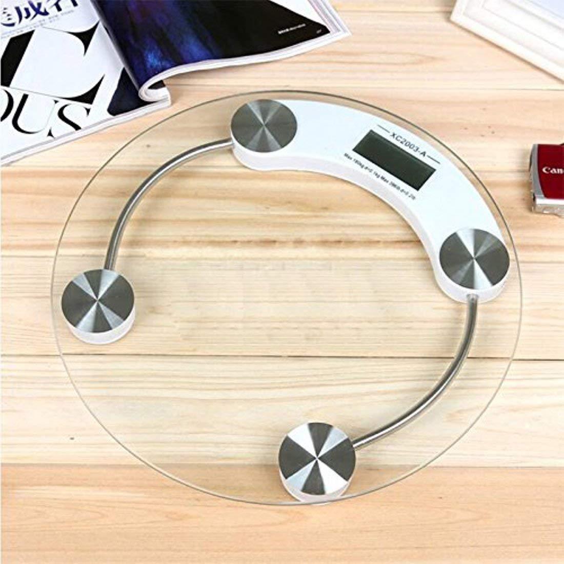 0169 -8mm Electronic Tempered Glass Digital Weighing Scale freeshipping - DeoDap