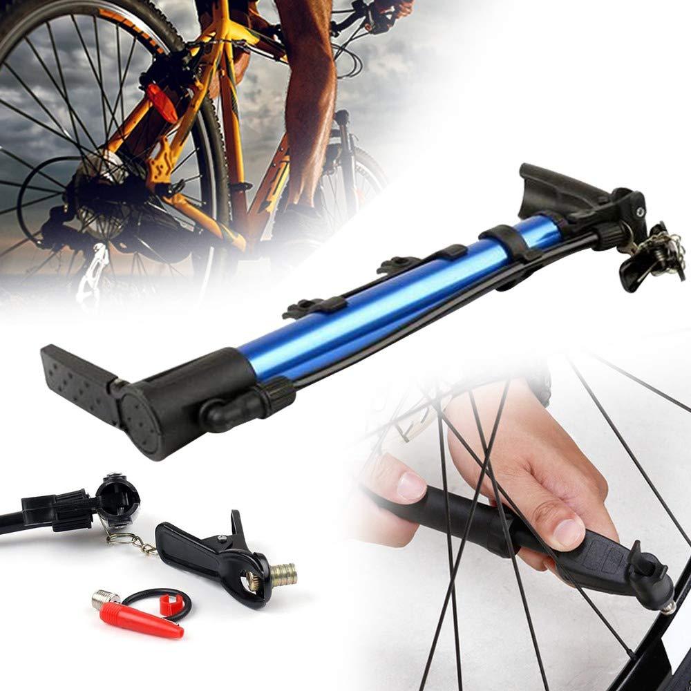 0544 Aluminum Mini Bicycle Air Pump (Multicolor) DeoDap