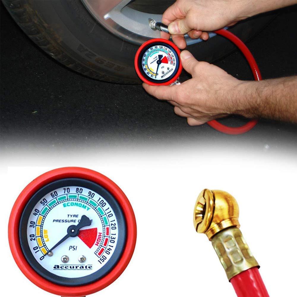 0512 Heavy Duty Tire Inflator Gauge Air Compressor Accessories DeoDap