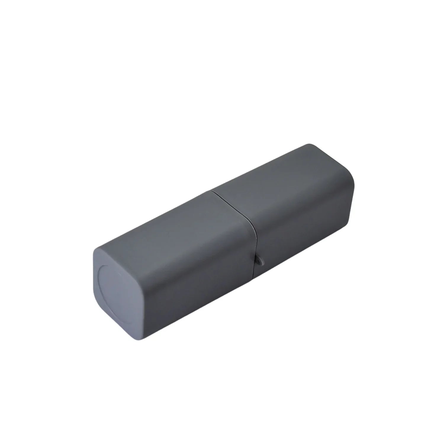 4994 Grey Square Shape Capsule Travel Toothbrush Toothpaste Case Holder Portable Toothbrush Storage Plastic Toothbrush Holder. DeoDap