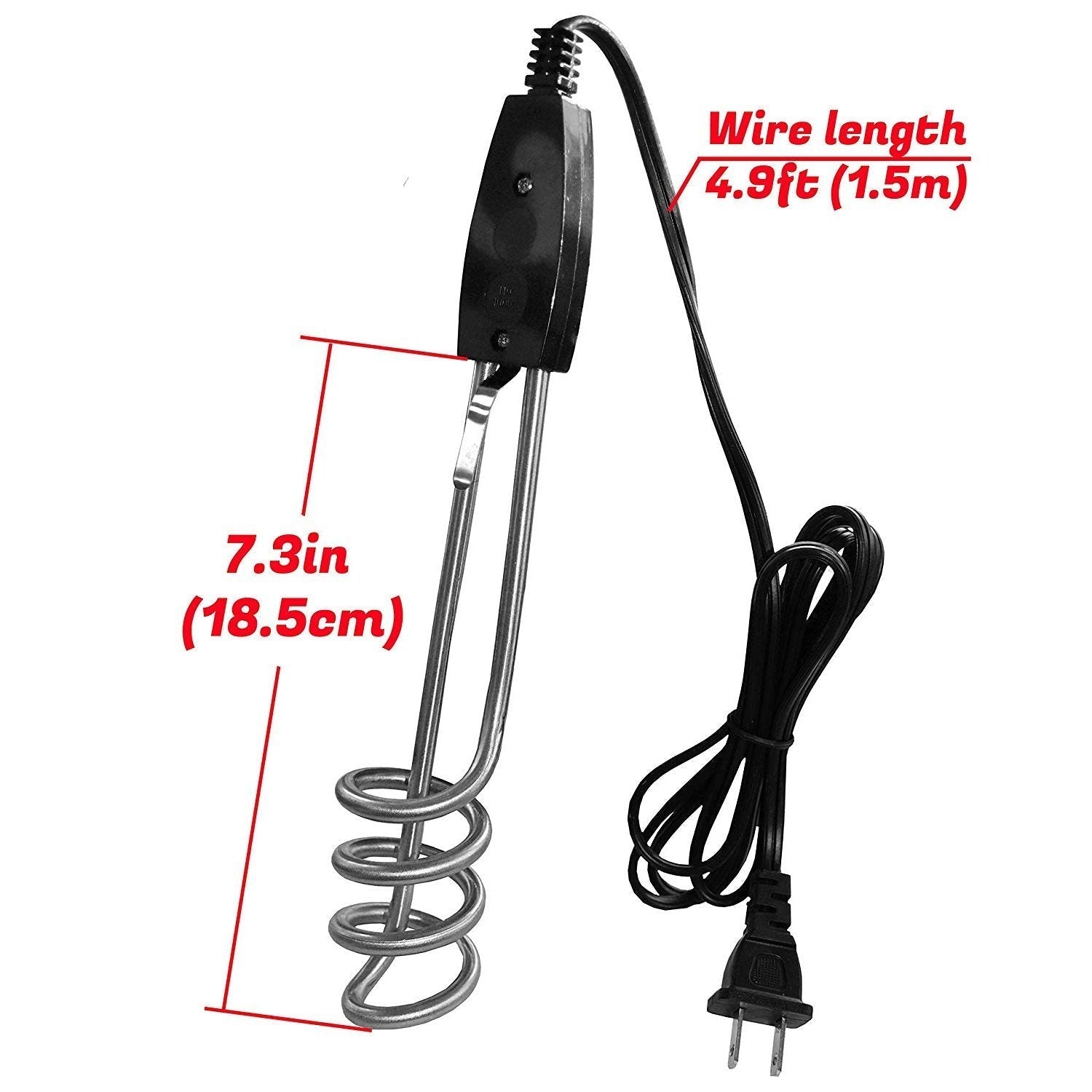 0188 1000W-220V Water Heater Portable Electric Immersion Element Boiler DeoDap