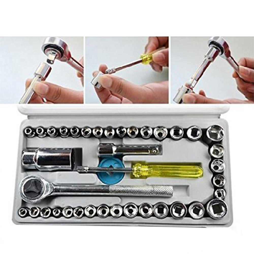 0421 Socket Combination Toolkit (40 pcs) DeoDap