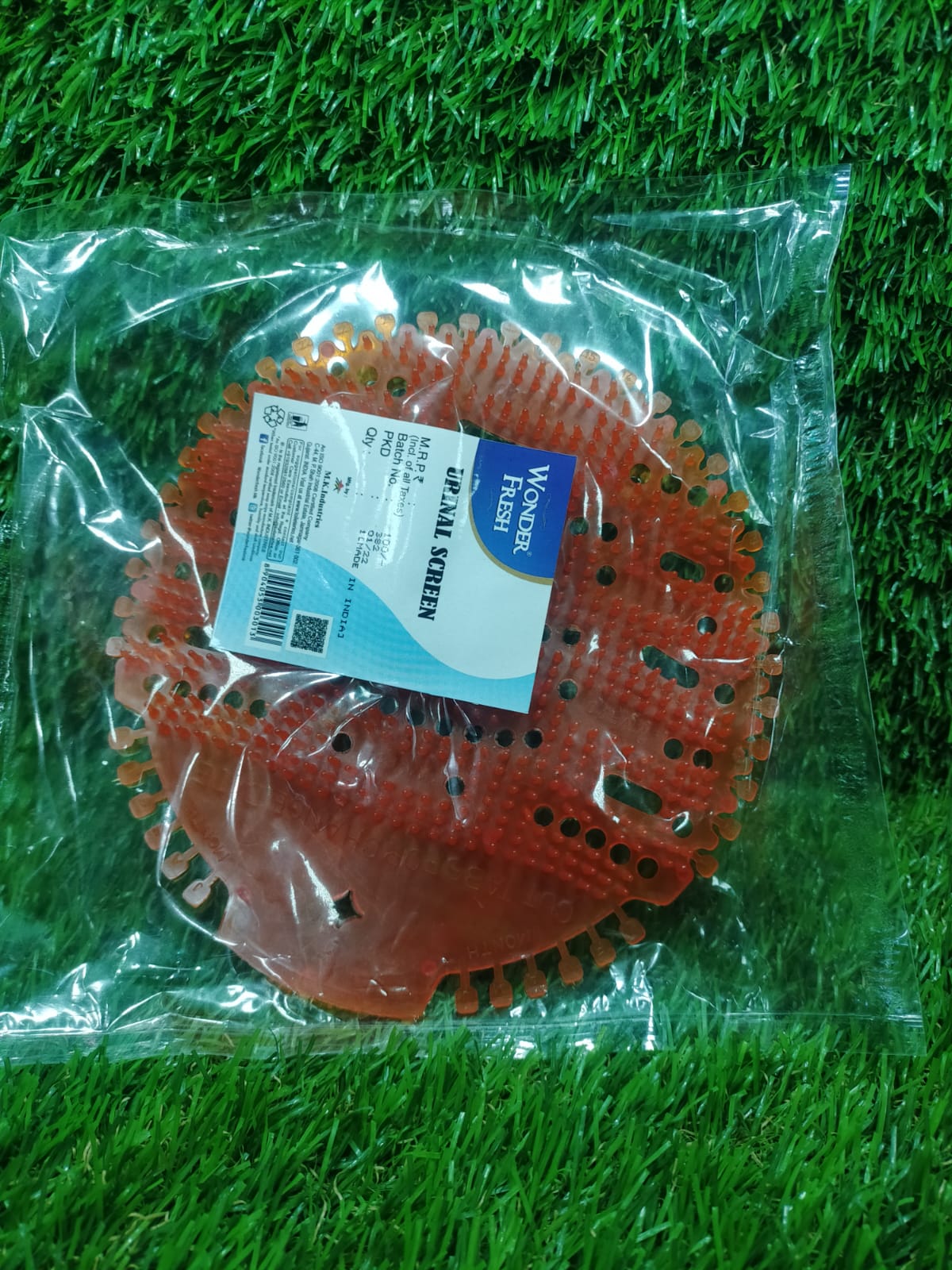 1310 Anti Splash Urinal Round Screen Mat (Multicoloured) DeoDap