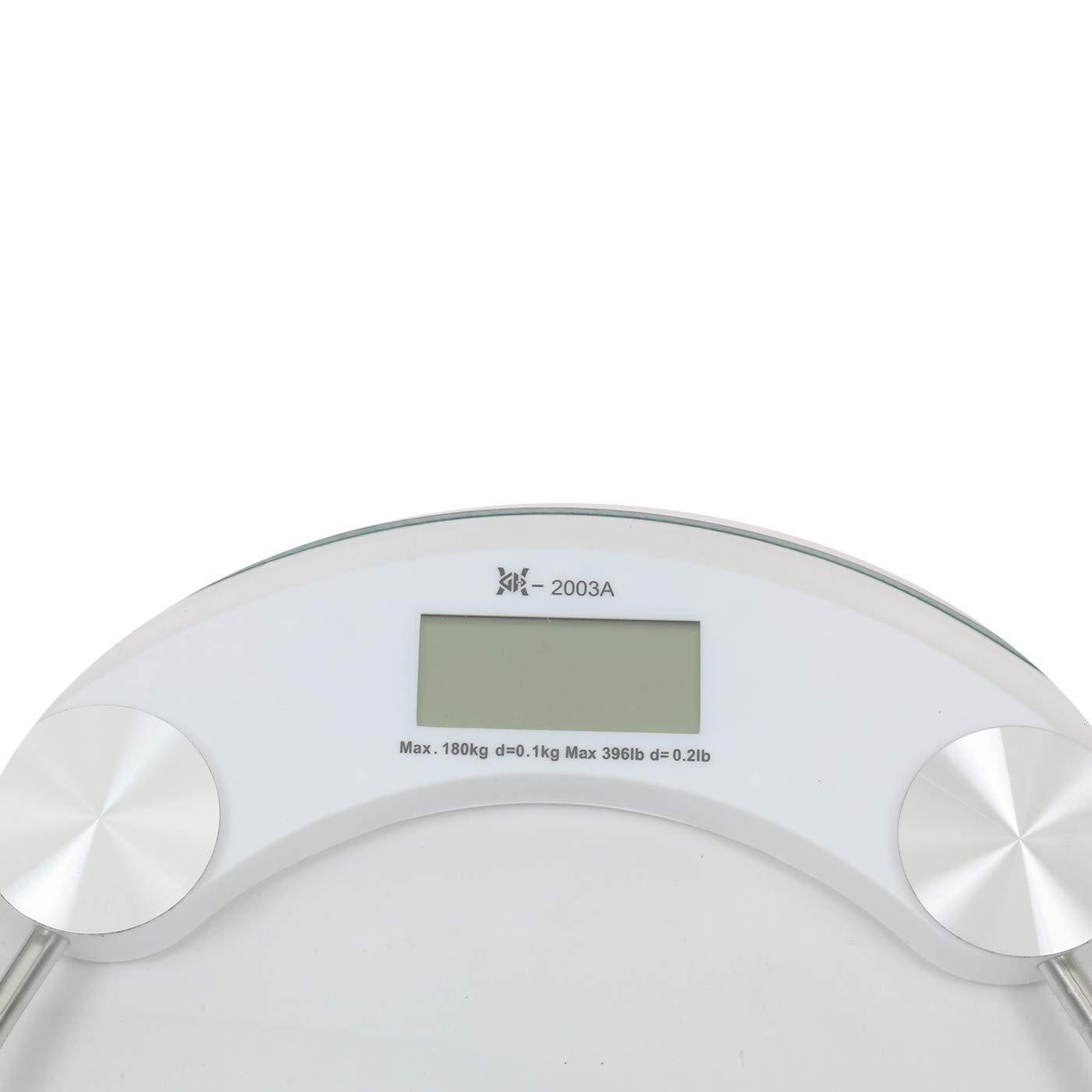 0169 -8mm Electronic Tempered Glass Digital Weighing Scale freeshipping - DeoDap