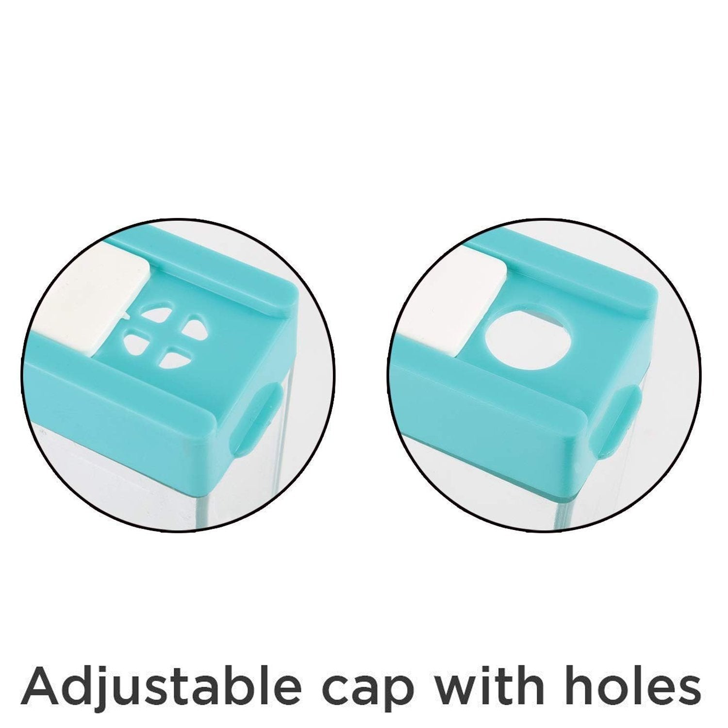 2531 Plastic Easy Flow Storage Box Container / Spice Jar / Cereal Dispenser - 6 Pcs DeoDap