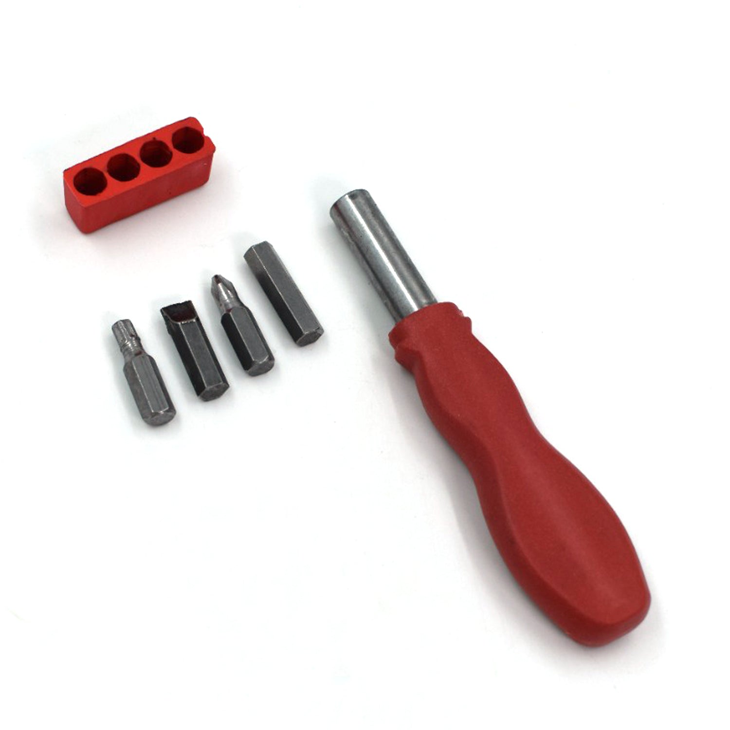 9042 4Pcs Helper Tool Set Used While Doing Plumbing And Electrician Repairment In All Kinds Of Places Like Household And Official Departments Etc. DeoDap