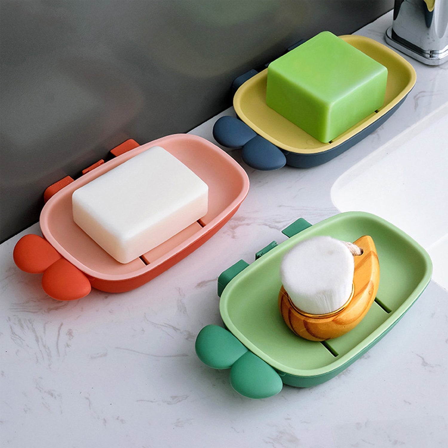 4875 Cartoon Soap Case Bathtub Soap Box, Soap Dish Holder for Kids, Bathroom Soap Stand DeoDap