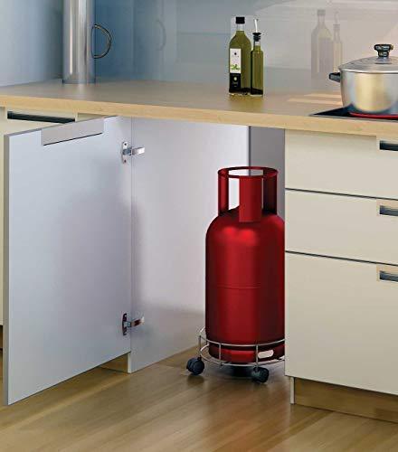 0118 Stainless Steel Gas Cylinder Trolley DeoDap