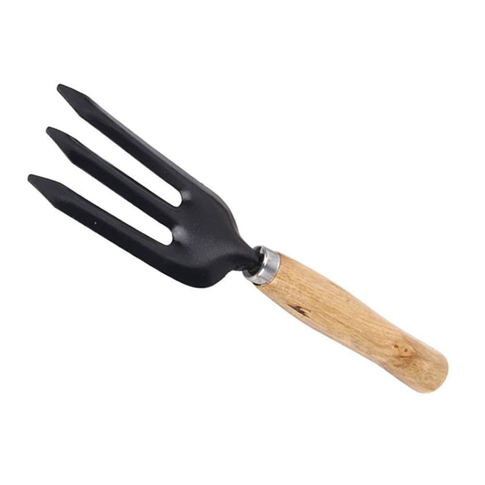 0475 Hand Weeding Fork (Steel, Black) DeoDap