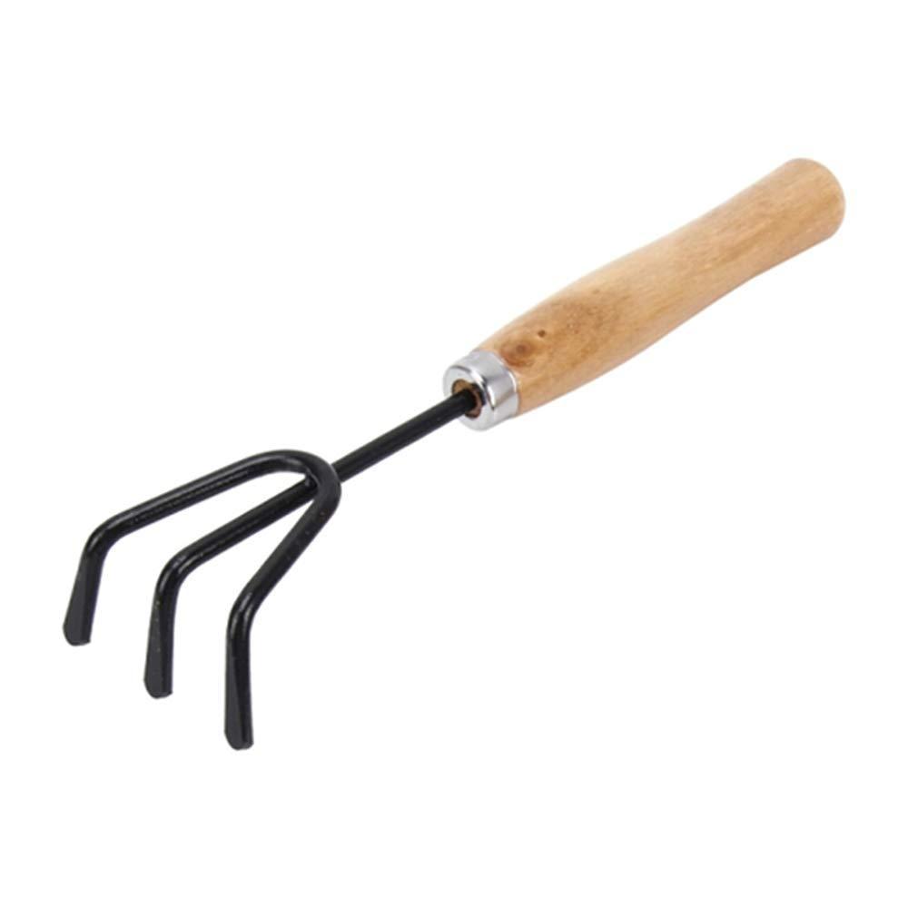 0474 Hand Cultivator (Steel, Black) DeoDap