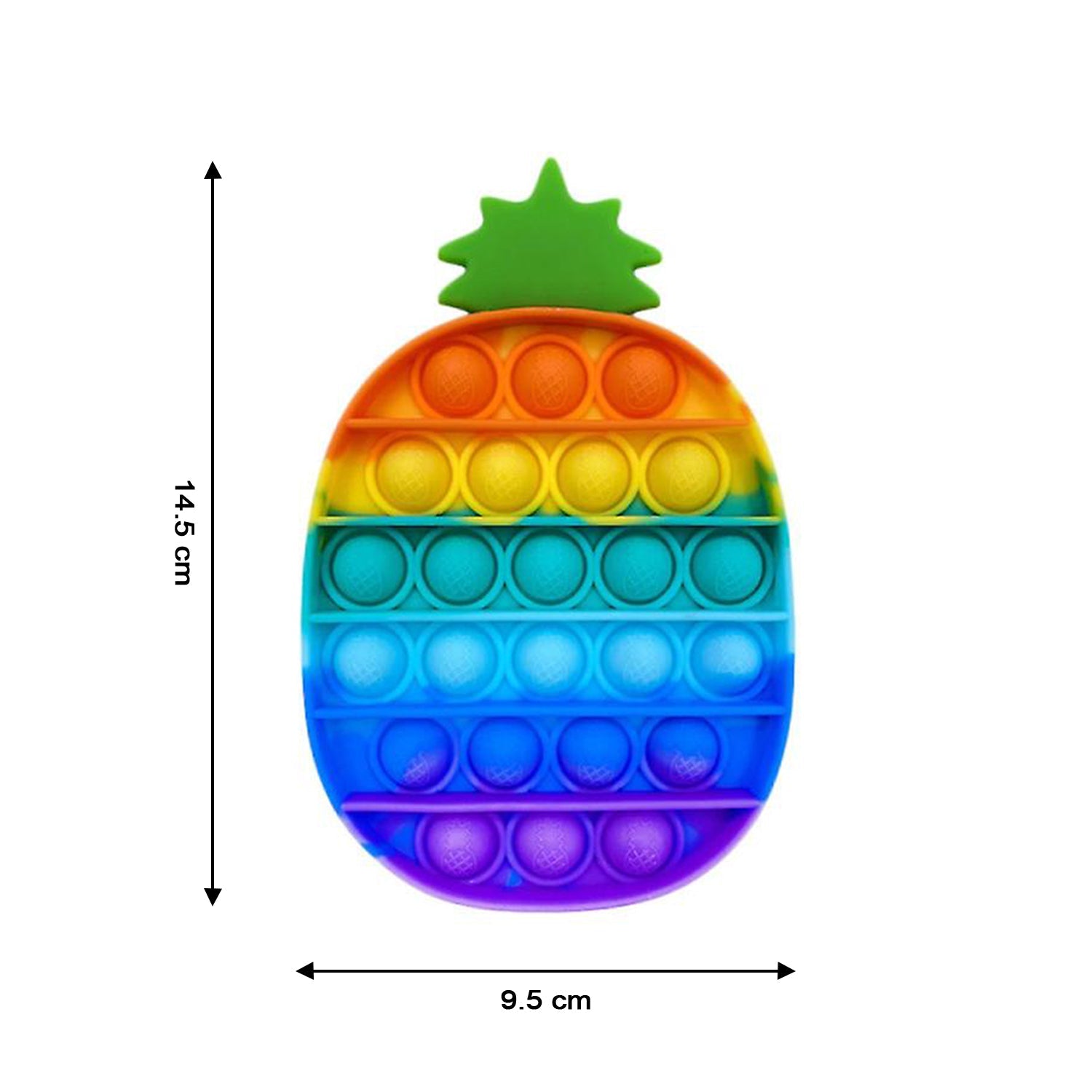 4876 Pineapple Push Pop Bubble Fidget Sensory Toy DeoDap