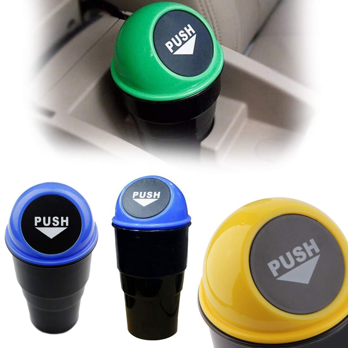 0537 Car Dustbin/Mini Car Trash Bin/Car Ashtray DeoDap