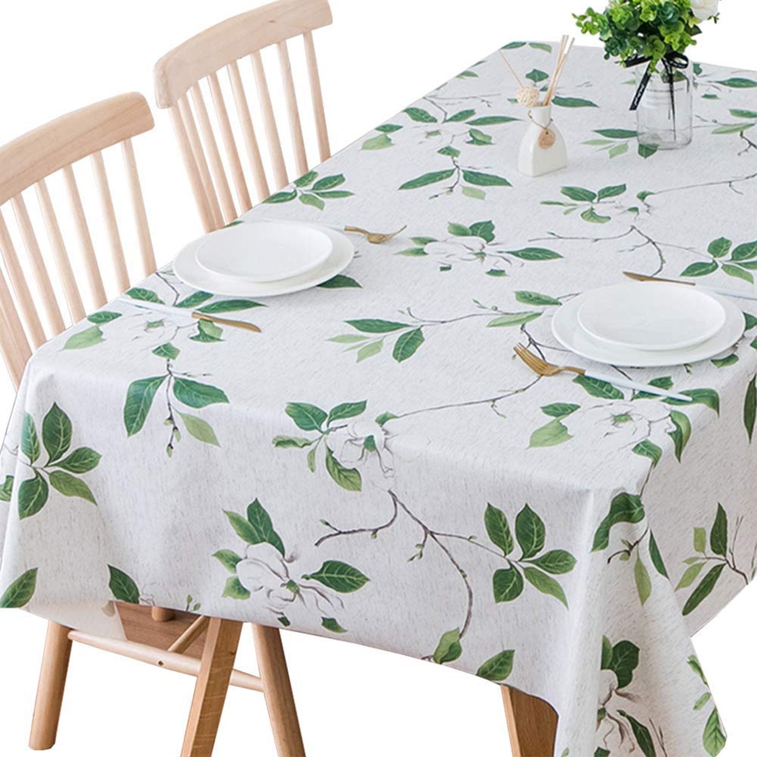 4745 Premium Quality Table cloth For Steal Table (85x54 inch) DeoDap