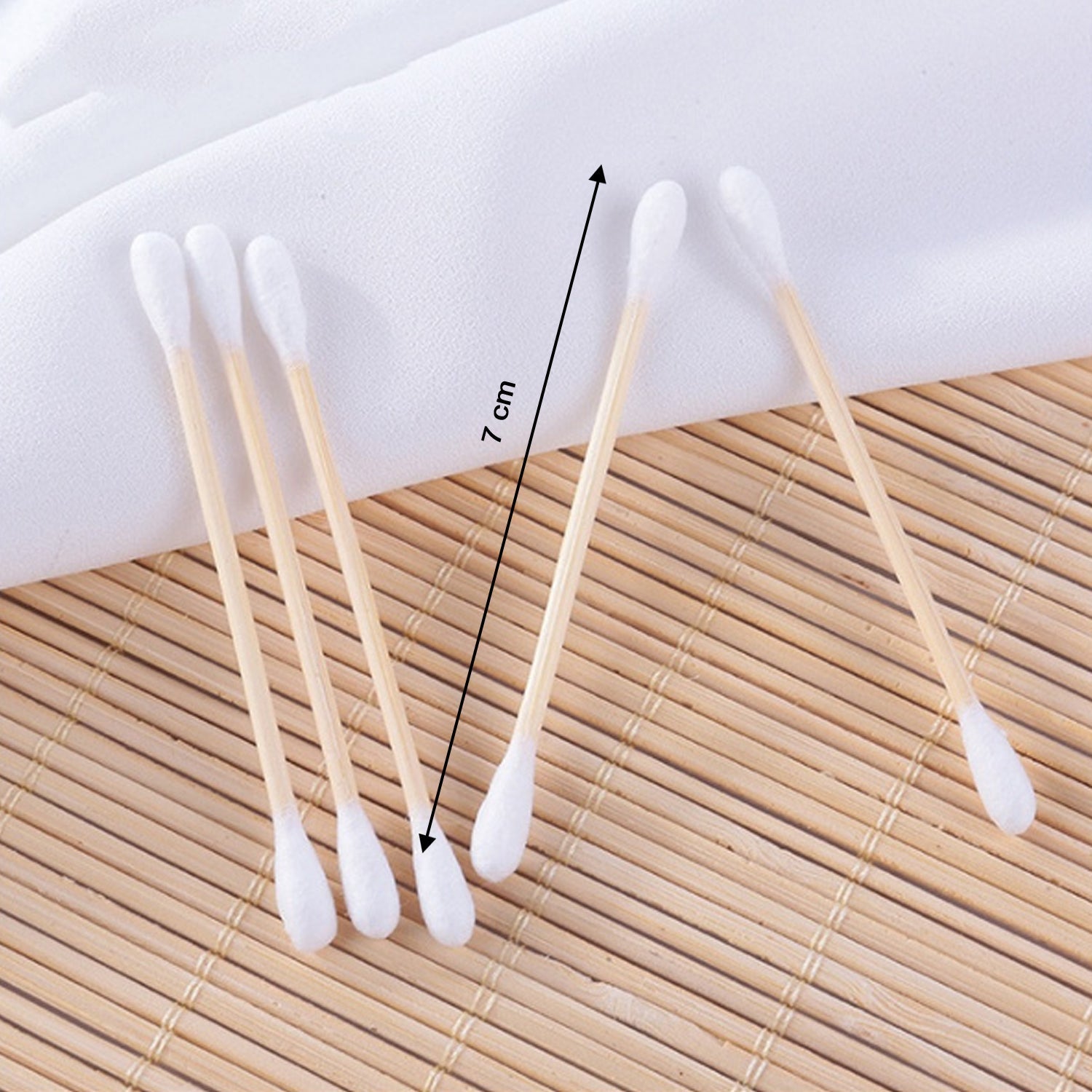 6434 COTTON BUDS FOR EAR CLEANING, SOFT AND NATURAL COTTON SWABS (pack of 30Pc) DeoDap