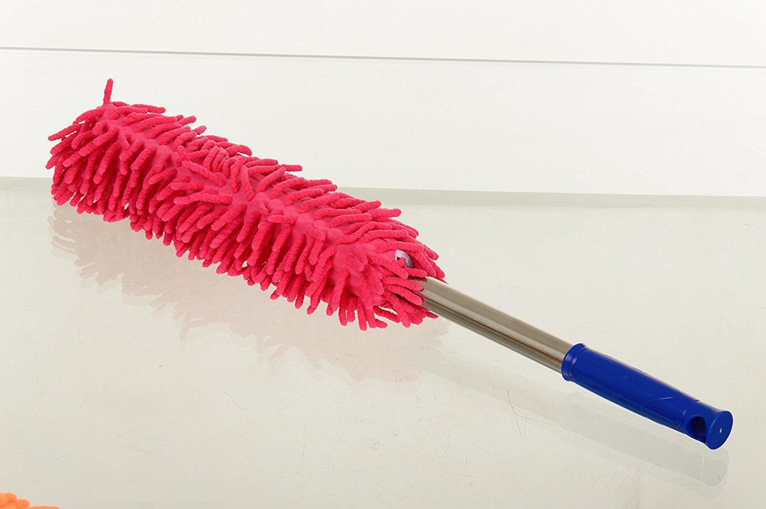 0707 Multipurpose Microfiber Cleaning Duster With Extendable Telescopic Wall Hanging Handle DeoDap