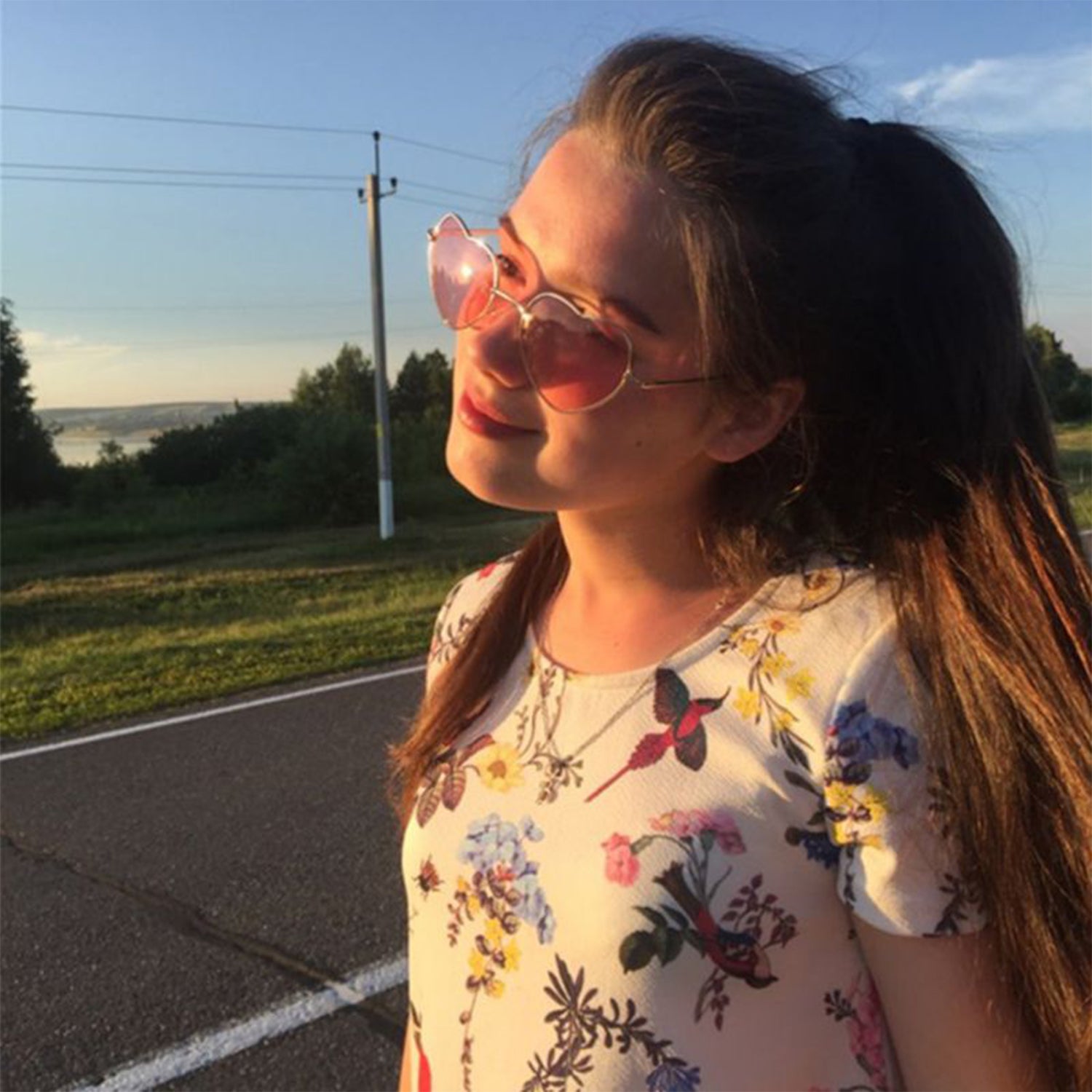 4952 Multi color Heart Shaped Metal Reflective Mirror Lens Women's Sunglasses (Moq-3pc) DeoDap