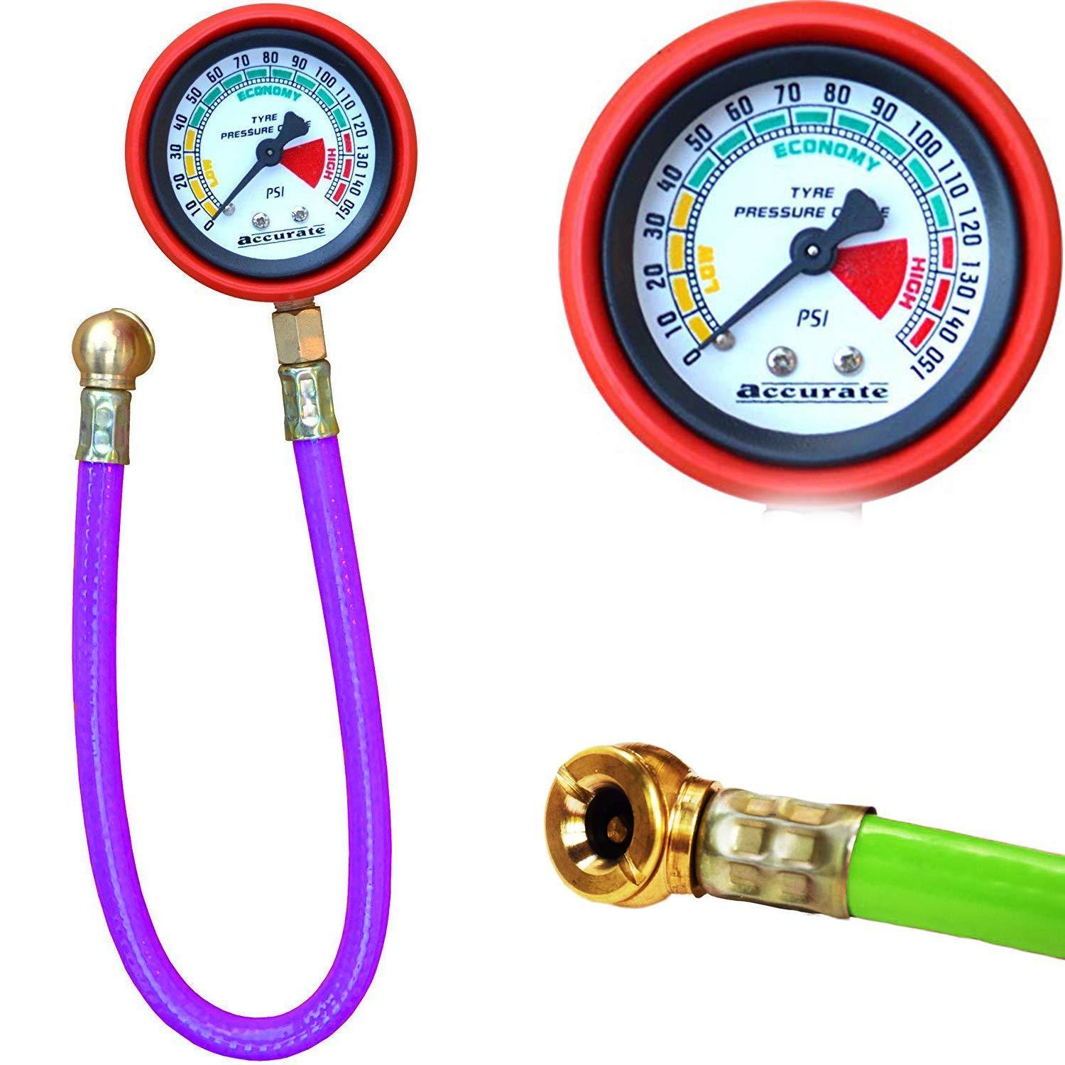 0512 Heavy Duty Tire Inflator Gauge Air Compressor Accessories DeoDap