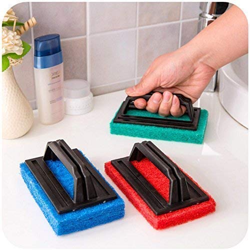 3408 Tile cleaning multipurpose scrubber Brush with handle DeoDap