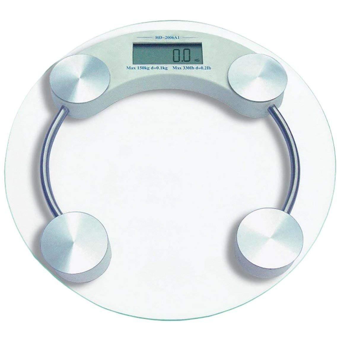 0169 -8mm Electronic Tempered Glass Digital Weighing Scale freeshipping - DeoDap