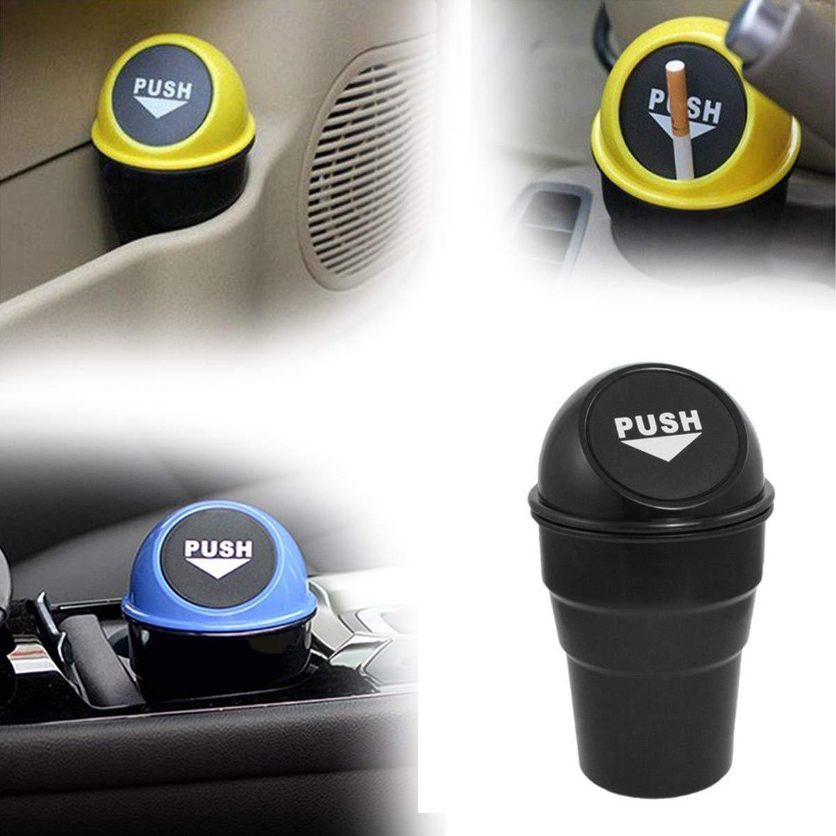 0537 Car Dustbin/Mini Car Trash Bin/Car Ashtray DeoDap