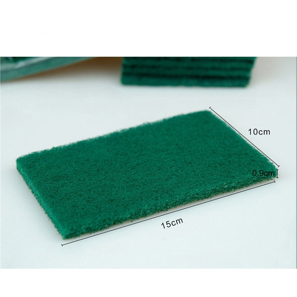 3410 Scrub Sponge Cleaning Pads Aqua Green  10PCS DeoDap