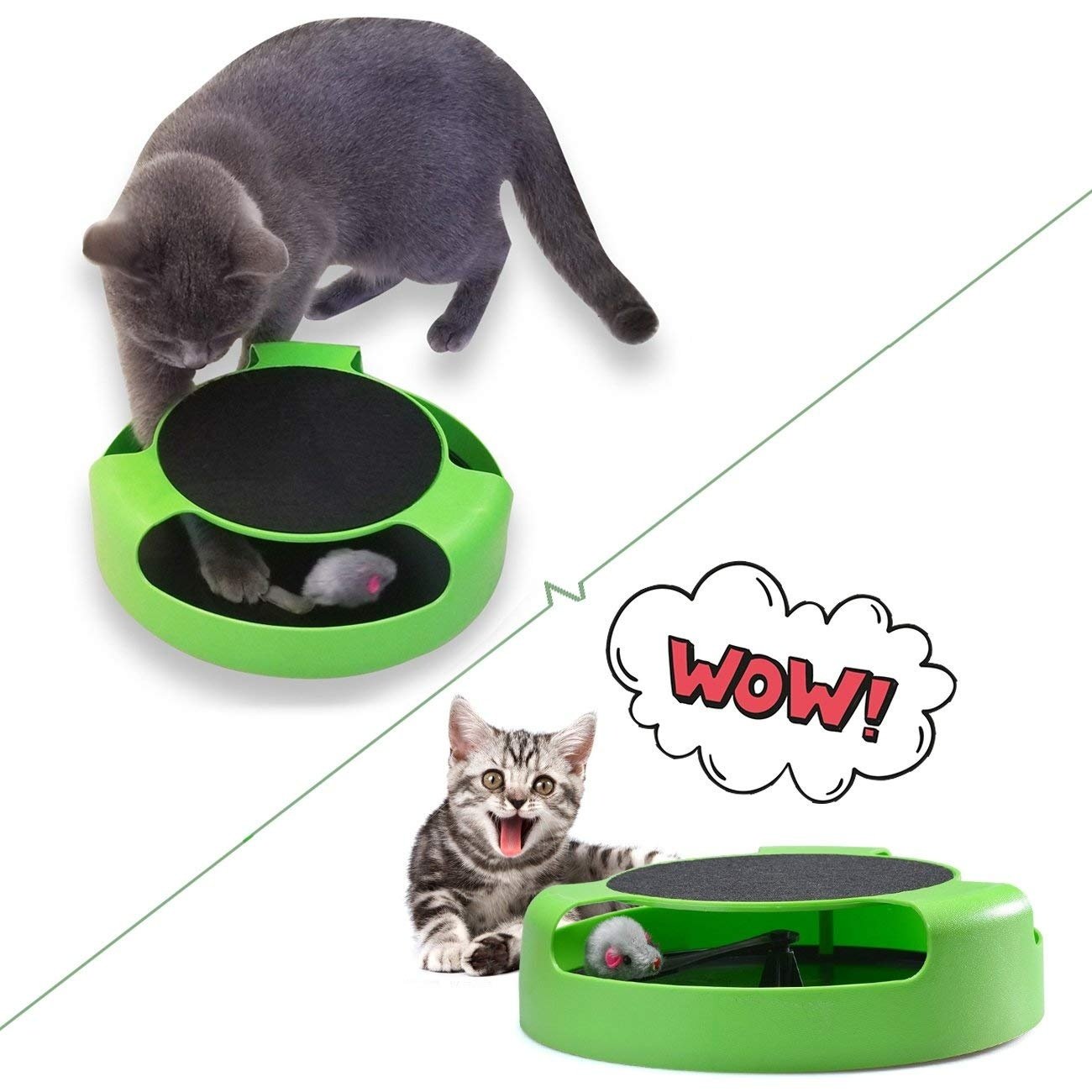 0176 Cat Interactive Toy (Cat Scratching Pad) DeoDap