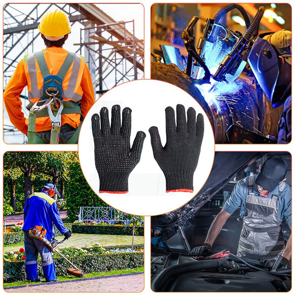 0713 Cotton Polyester Mens Work Gloves DeoDap