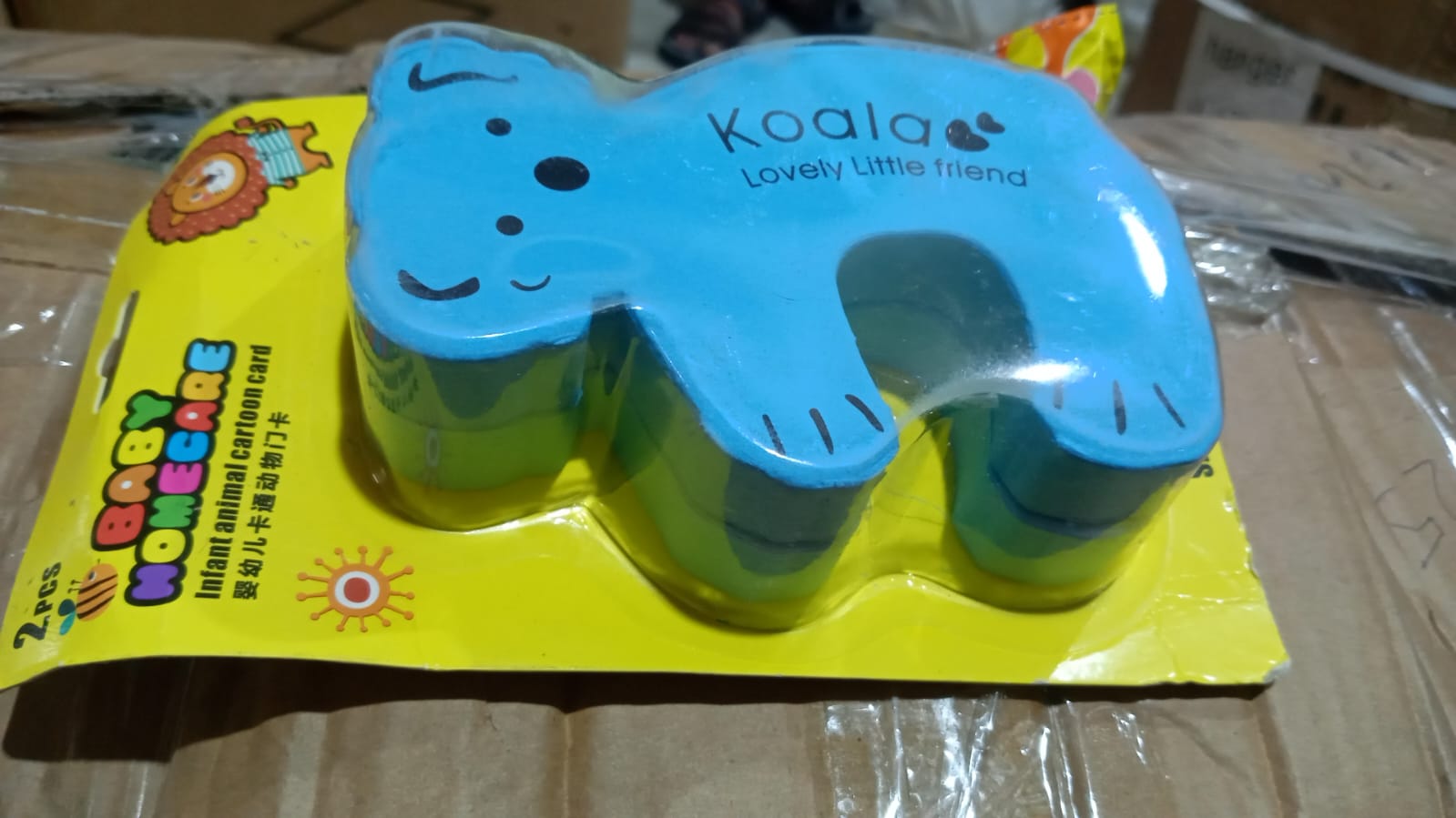 6039A  Animal Shape Door Stopper Lock Safety Guard, Kids Safety and Protection Finger Pich Door Guard, Baby Safety Cute Animal Security Door Stopper (1pc)