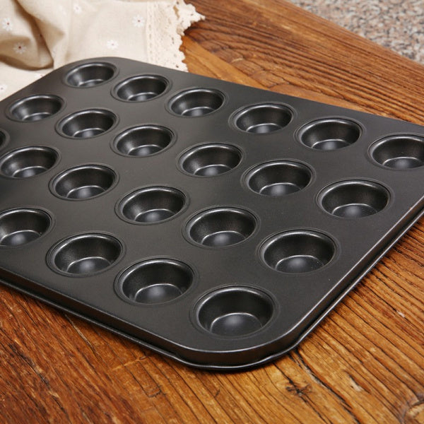 2338 Muffin Cupcake Mould Bakeware Pan Tray Mould Maker 24 Slot Round Shape freeshipping - DeoDap