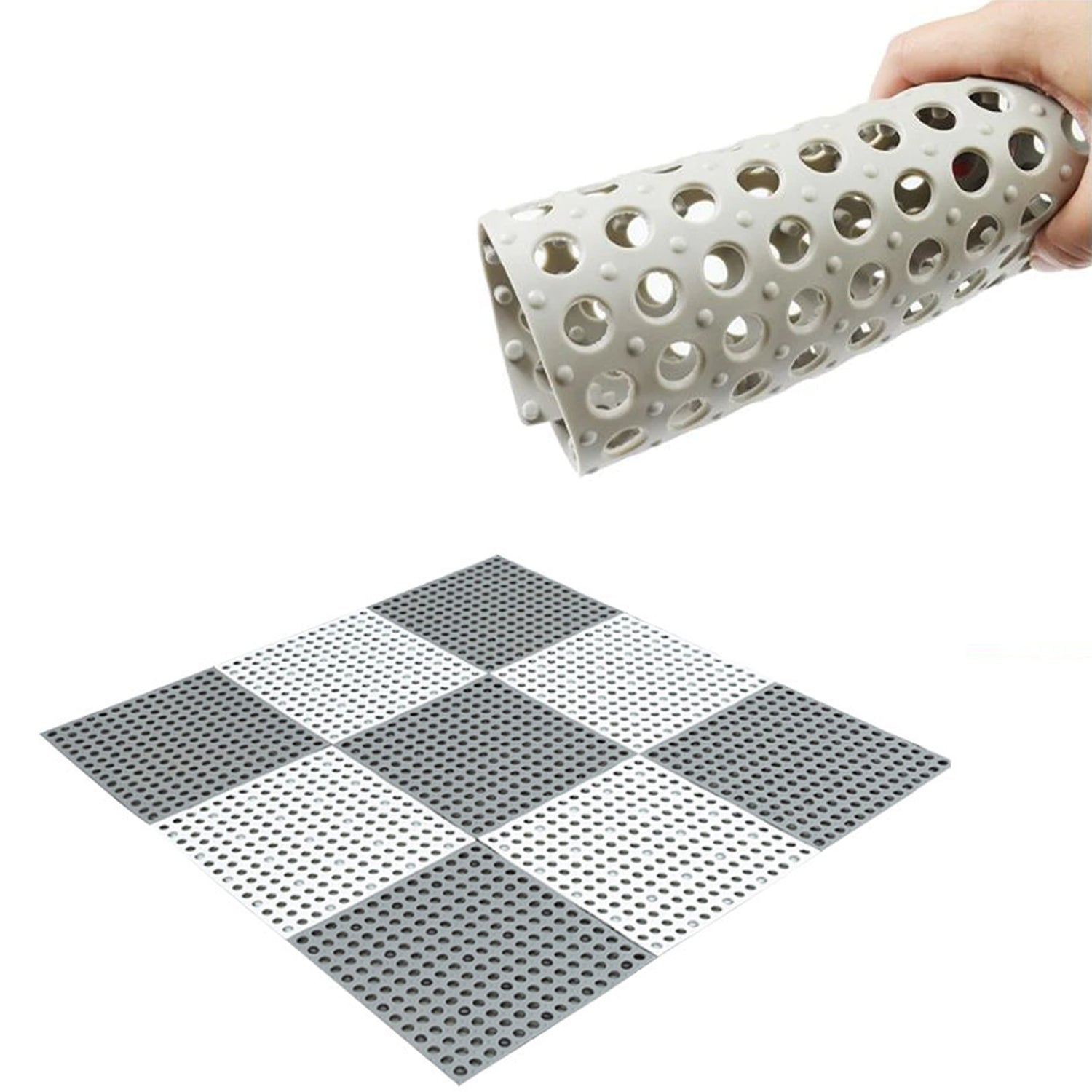 4775 Bath Anti Slip Mat Used while bathing and toilet purposes to avoid slippery floor surfaces. (Moq :-6) DeoDap
