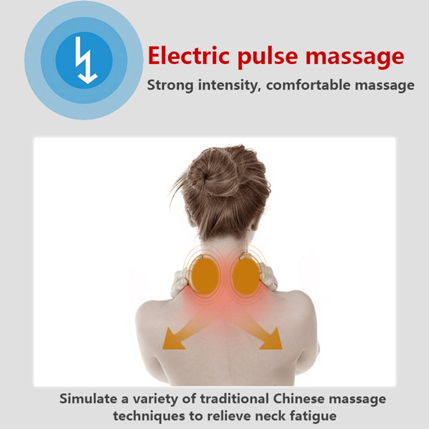 6199 Electric Neck Massager for Deep Tissue Pain Relief Cervical Vertebra Massager DeoDap