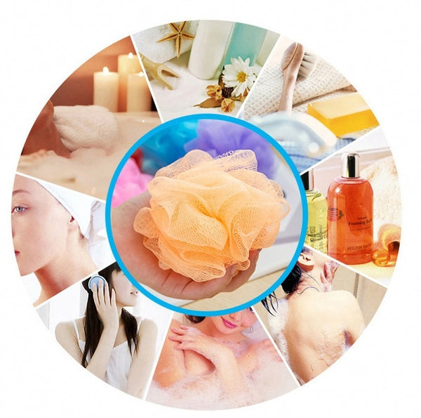 1462 Bath Sponge Round Loofah and Back Scrubber for Men and Women DeoDap