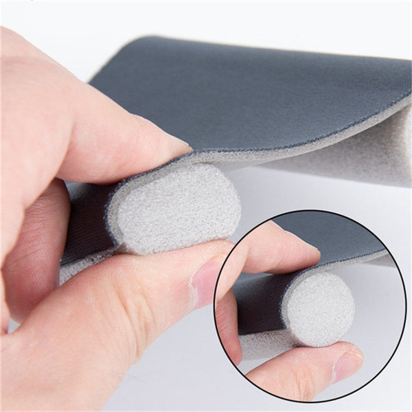 1702 Grey Twin Door Draft Stopper/Guard Protector for Doors and Windows DeoDap