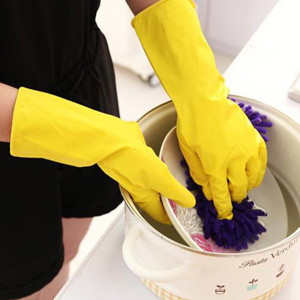 0679 Multipurpose Rubber Reusable Cleaning Gloves DeoDap