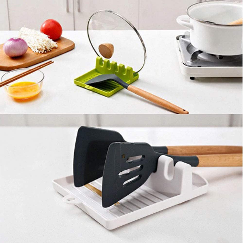 2121 Multi-Functional Spatula Holder/Rest for Kitchen Utensils (Parrot colour) DeoDap
